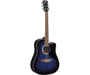 EKO GUIITARS - RANGER CW EQ Blue Sunburst, Guitarra Acústica con Ecualizador, Color Blue Sunburst