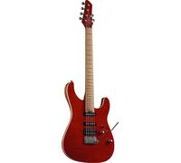 EKO Guitarra Eléctrica Aire 800 Musa Red Flamed Eko 6 Cuerdas Cuerpo Aliso Tapa Arce Flameado Rojo Brillante