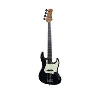 EKO GUITARS - Bajo eléctrico JB-300, cuerpo álamo, mango de acero, teclado Laurel, 2 pastillas single-coil, puente vintage, 21 teclas, escala 868 mm, color negro