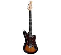 EKO Guitars - Camaro VR HSS Guitarra eléctrica, cuerpo de álamo, mango de acero y diapasón de resina, 2 paquetes Single-Coil 1 Humbucker, color Sunburst
