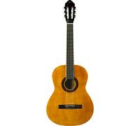 EKO GUITARS CS-5 Púrpura Guitarra clásica serie Studio Scala 3/4, Top en Agathis, Bandas y fondo de tilo laminado, mango de caoba y teclado de abedul, estuche incluido, color púrpura