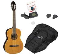 EKO GUITARS - CS-10 PACK, Guitarra Clásica CS-10 en versión Pack con Afinador, Púas y Funda