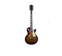 EKO Guitars - Guitarra eléctrica LS-300, cuerpo de álamo, mango de arce, diapasón de resina Eko WPC, 2 pastillas Humbucker, puente Tune-O-Matic, 22 trastes, escala estándar, color cereza Sunburst
