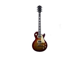 EKO GUITARS - Guitarra Eléctrica LS-300, Cuerpo de Álamo, Mástil de Arce, Diapasón de Resina Eko WPC, 2 Pastillas Humbucker, Puente Tune-O-Matic, 22 Trastes, Escala Estándar, Color Cherry Sunburst