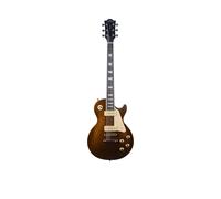 EKO GUITARS - Guitarra Eléctrica LS-400, Cuerpo de Paulownia, Mástil de Arce, Diapasón de Laurel, 2 Pastillas P-90, Puente Tune-O-Matic, 22 Trastes, Escala 630 mm, Color Oro