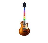 EKO Guitars LS-300 Visual Note, Guitarra eléctrica Single Cut, sistema de aprendizaje Visual Note, cuerpo de álamo, pastilla Humbucker, color dorado