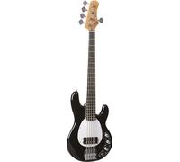 EKO GUITARS - MM305 Bajo Eléctrico de 5 Cuerdas, Cuerpo de Aliso, Mástil de Arce Americano, Diapasón de 21 trastes, Acabado Brillante, 2 Humbuckers, 2 Controles de Volumen, Color Negro