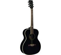 EKO Guitars - NXT A100 See Through Black, guitarra acústica Top de abeto, bandas y fondo de caoba, diapasón de South American Roupanà, color negro (06217336)