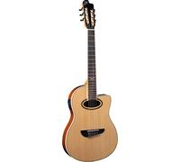 EKO Guitars - NXT NYLON N100CE - Guitarra clásica cutaway electrificada, tapa de abeto, bandas, fondo y mástil de caoba, diapasón de South American Roupanà, escala de 650 mm, color natural