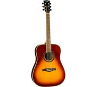 EKO GUITARS ONE D150E VINTAGE Burst Guitarra Acústica Electrificada Serie One Top de Abeto Laminado, Bandas y Fondo de Caoba, Color Sunburst