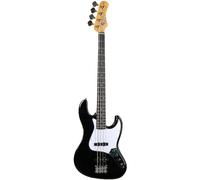 EKO GUITARS - VJB-200 BLACK, Bajo Eléctrico con Mástil de Arce tipo Bolt, Cuerpo de Tilo, Color Negro