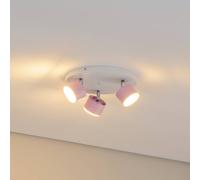 Eko-Light Downlight Cloudy 3 luces redondo rosa True