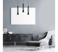 Eko-Light Lámpara colgante Estilo, negro, 3 luces, alargada