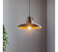 Eko-Light Lámpara colgante Felix, negro/oro antiguo, 1 luz