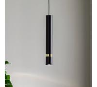 Eko-Light Lámpara colgante Joker, negro/dorado, 1 luz