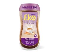 EKO MAGNESIO, cereales solubles para beber sin azúcares añadidos, frasco de vidrio, 150 g (Paquete de 1)