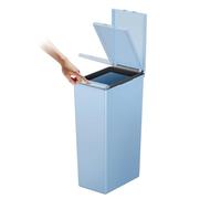 EKO Morandi Touch - Papelera de Reciclaje, Color Azul Titanio, 30 litros