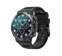 EKO! Reloj Inteligente con Bluetooth, Reloj Inteligente, Reloj Deportivo, podómetro, Pantalla de 1,39" HD, Monitor de sueño cardíaco, tensión Arterial SpO2 (Negro)