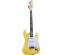 Eko S-300 CREAM - Guitarra eléctrica modelo Stratocaster, 22 trastes, color crema