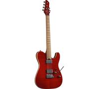 EKO Tero 800 Musa Guitarra Eléctrica 6 cuerdas Rojo Flamed Maple Telecaster Pastillas Marsbucker Tremolo EKO