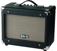 Eko V 10 "The Beetle", amplificador combinado para guitarra, cono de 5 pulgadas, tres perillas de ajuste, salida de auriculares, potencia 10 W, peso 3,5 kg, color negro