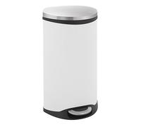 Colector de residuos con pedal, en forma de concha EKO, capacidad 30 l, H x A x P 690 x 340 x 375 mm
