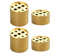 Ekoama 4 soportes de varillas de incienso de metal, portátiles, 9 agujeros de diferentes tamaños para meditaciones, decoración del hogar