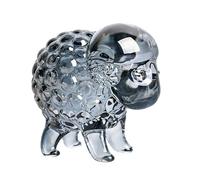 Ekoama Bonita figura de oveja de dibujos animados, textura de vidrio, fácil de usar, adecuada para decoración de mesa y jardín
