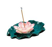 Ekoama Quemadores de inciensos, quemadores de cerámica, quemadores de incienso desmontables, bandeja de incienso, recogedor de cenizas para meditaciones