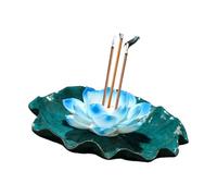 Ekoama Quemadores de inciensos, quemadores de cerámica, quemadores de incienso desmontables, bandeja de incienso, recogedor de cenizas para meditaciones