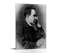 EKoKim Friedrich Nietzsche - Póster decorativo en lienzo, póster de pared e imagen artística impresa moderna para decoración de dormitorio familiar, 16 x 24 pulgadas (40 x 60 cm)