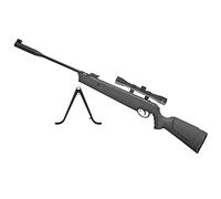 Ekol Carabina Balines Ultimate 5.5 Aire Comprimido Pistón Gas 3,5j 270 m/s + Bipode + Visor 4x32 con Monturas para Uso Deportivo o Airsoft