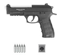 Ekol ES P92B Blowback CO2 (4,5MM) | Pistola de balines. Aire comprimido. Funcionamiento CO2. Pack de Cargas de CO2 y 500 Bolas.