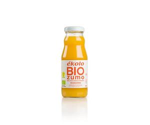 Ekolo Zumo de Mandarina Ecológico, 100% Exprimido, 12 Botellas x 200 ml, 2400 ml