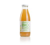 ÉKOLO Zumo de Manzana Ecológico, 100% Exprimido, 6 Botellas x 750 ml, 4500 ml