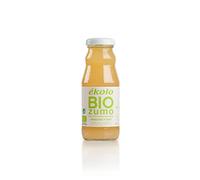 Ekolo Zumo de Manzana Kiwi Ecológico, 100% Exprimido, 12 Botellas x 200 ml, 2400 ml