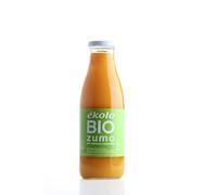 Ekolo Zumo Naranja+Zanahoria ecológico, 100% Exprimido,6 Botellas * 750Ml 6800 g