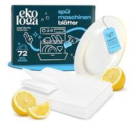 Ekologa 50 tiras para lavar platos, 50 ciclos de lavado ecológicos, veganos, sin plástico y biodegradables (50 unidades)
