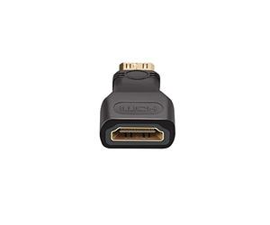 ekon Adaptador HDMI Mini HDMI, Adaptador de Video, HDMI Adapter, Adaptador HDMI para Cámaras, TV, Smart TV, Monitor, Wii, Nintendo Switch, Playstation, Laptop, PC
