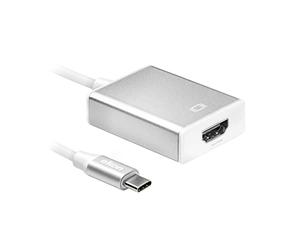 ekon Adaptador USB-C HDMI, Conector HDMI, Cable Mini USB-C, 15,5 cm, para TV, Smart TV, Apple MacBook, portátil, proyector, Smartphone, Tablet