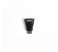 Ekon ecvhdmiadfm cambiador de género para cable mini-hdmi hdmi negro