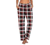 Ekouaer Pantalon Pijama Mujer Modal Pantalon Largo Cintura con Cordón Ajustable Pantalón Pijama