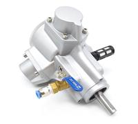 EKOUQIN Motor neumático de Gran Potencia de 1/4 h-p y 1/3 h-p, con Avance y Retroceso, a Prueba de explosiones y pistón de 3 Cilindros. Estructura Estable(0.25 Basic Type)