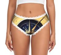 EKPASVC Law Of The Compass Navigation - Calzoncillos de encaje para mujer, blanco, M