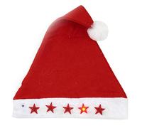 EKR Gorro De Santa Claus O Papa Noel con Luz