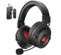 EKSA E900BT Auriculares Gaming Inalámbricos BT de 2,4 GHz, Interfaz Type-C y USB, 50 Horas de Duración de la Batería, Auriculares con Micrófono con Cancelación de Ruido para PC/PS4/PS5/Mac