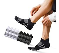 EKSHER Calcetines Blancos Hombre Calcetines Running 8 Pares Calcetines Hombre Verano Calcetines Negros Hombre Calcetines Deportivos Hombres Calcetines Antideslizantes Mujer Calcetines Antiampollas