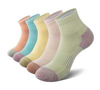 EKSHER Calcetines Mujer 35-38 5 Pares Hombre Socks Ciclismo Trekking Deportivos Gruesos Calcetines Running Antiampollas Cortos Socks Ciclismo Algodon Calcetines