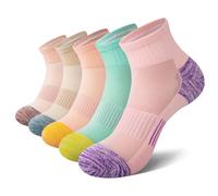 EKSHER Calcetines Mujer 35-38 5 Pares Hombre Socks Invierno Deporte Running Calcetines Algodon Cortos Gruesos Antiampollas Socks Ciclismo Trekking Deportivos Calcetines