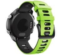 EKSIL 20mm Para Vivoactive 3 Band/Galaxy Watch 3 41mm Correa de repuesto de silicona para Galaxy Watch 4 40mm 44mm/Active 2/Forerunner 645 Watch Band(Geen-black)